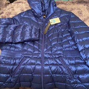 Royal Blue Puffer Jacket